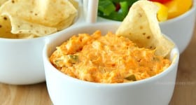 Buffalo Chicken Dip | www.chocolatemoosey.com