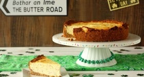 Irish Cheese and Bacon Cheesecake with Walnut Crust
