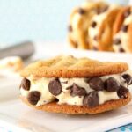 Toasted Marshmallow Ice Cream Cookie Sandwiches | www.chocolatemoosey.com