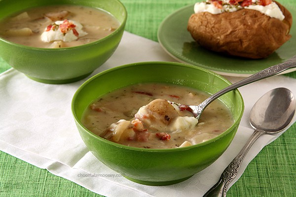 Baked Potato Soup | www.chocolatemoosey.com