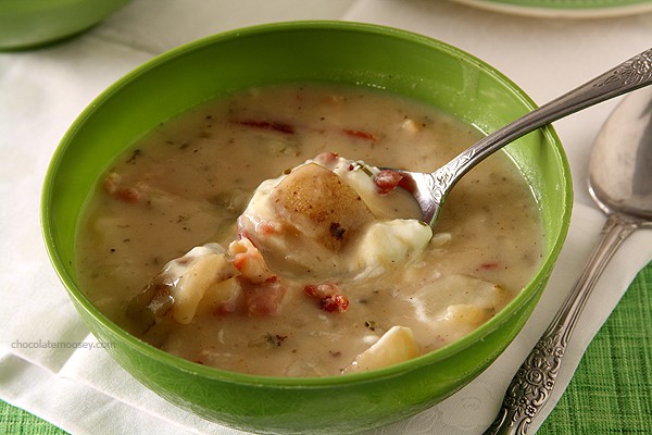 Baked Potato Soup | www.chocolatemoosey.com