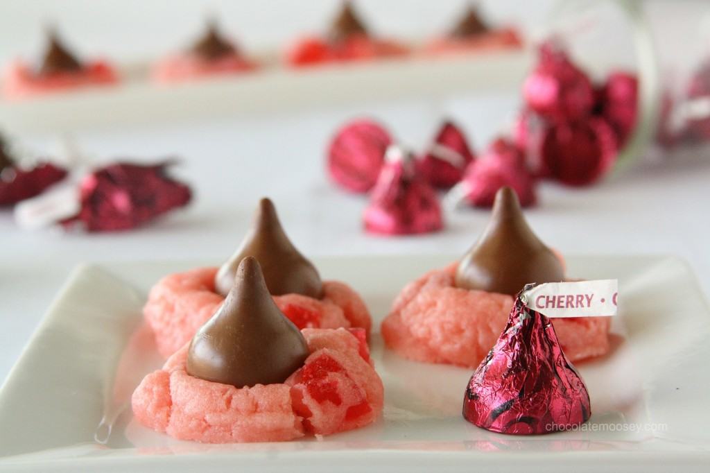 Cherry Cordial Blossom Cookies from www.chocolatemoosey.com Cherry Cordial Blossom Cookies