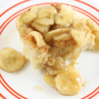 Bread Pudding with Banana Rum Sauce