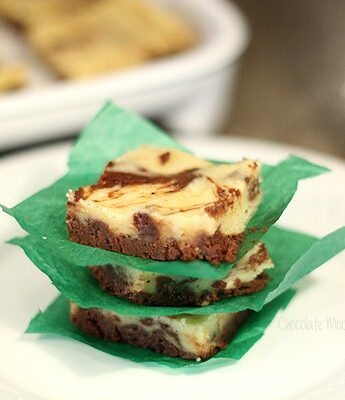 Irish Cream Cheesecake Brownies