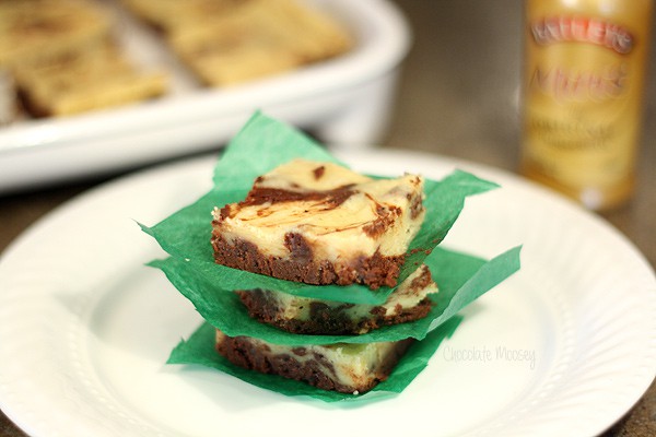 Irish Cream Cheesecake Brownies