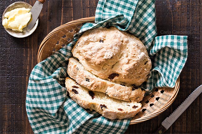 Slices of Irish Soda Bread (Small Loaf)