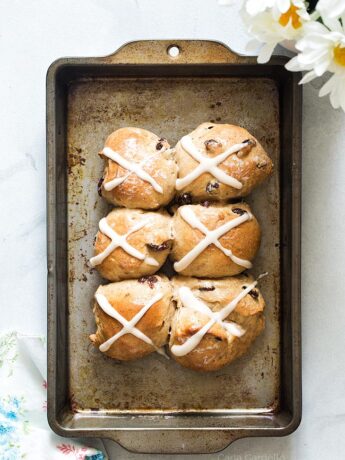 Small Batch Hot Cross Buns