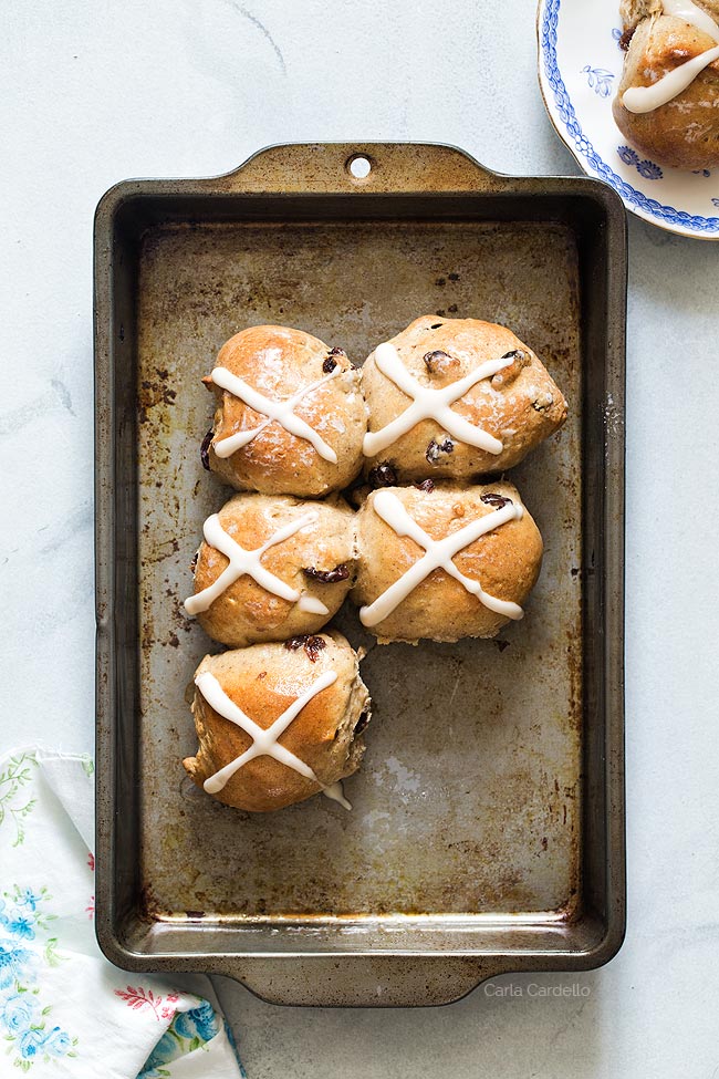 Small Batch Hot Cross Buns recipe