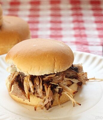 Guinness Pulled Pork Sandwiches made without a slow cooker