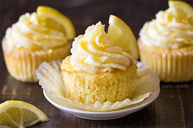 3 Lemon Cupcakes