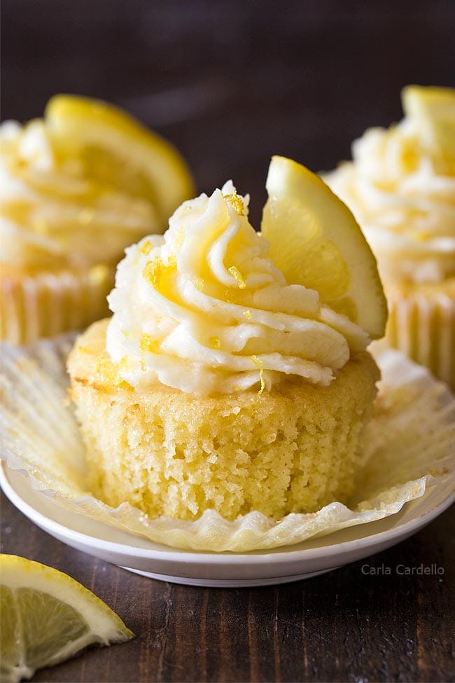 3 Lemon Cupcakes