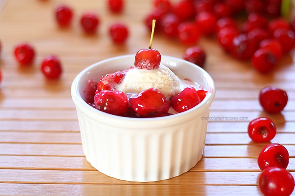 Craving dessert that makes only one serving? Learn how to make homemade One Serving Cherry Pie Filling from scratch for one person! 