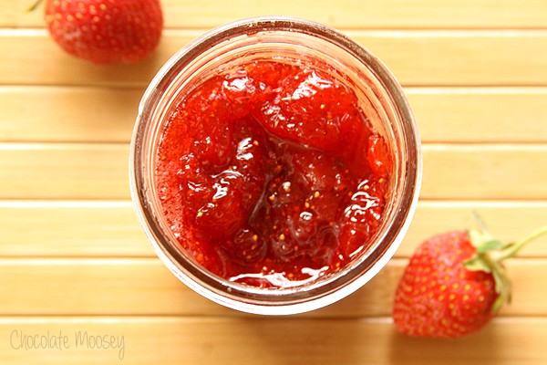 Small Batch Strawberry Jam with no pectin added