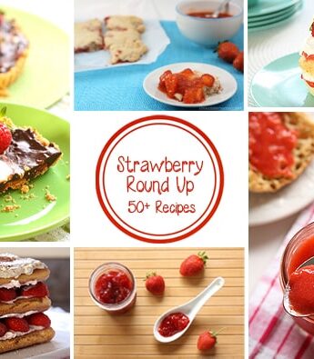 Strawberry Recipe Round Up | www.chocolatemoosey.com