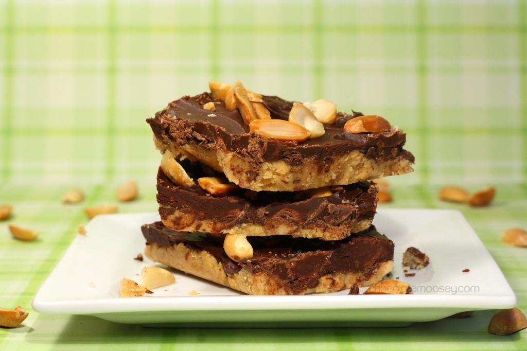 Chocolate Peanut Butter Squares from www.chocolatemoosey.com