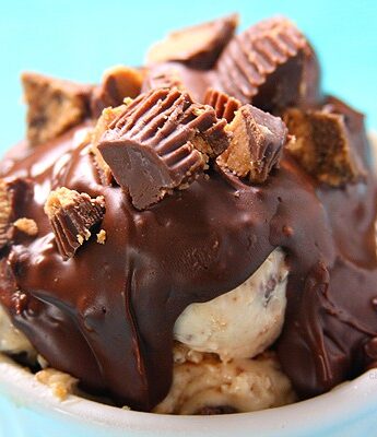 Homemade Chocolate Peanut Butter Magic Shell | www.chocolatemoosey.com