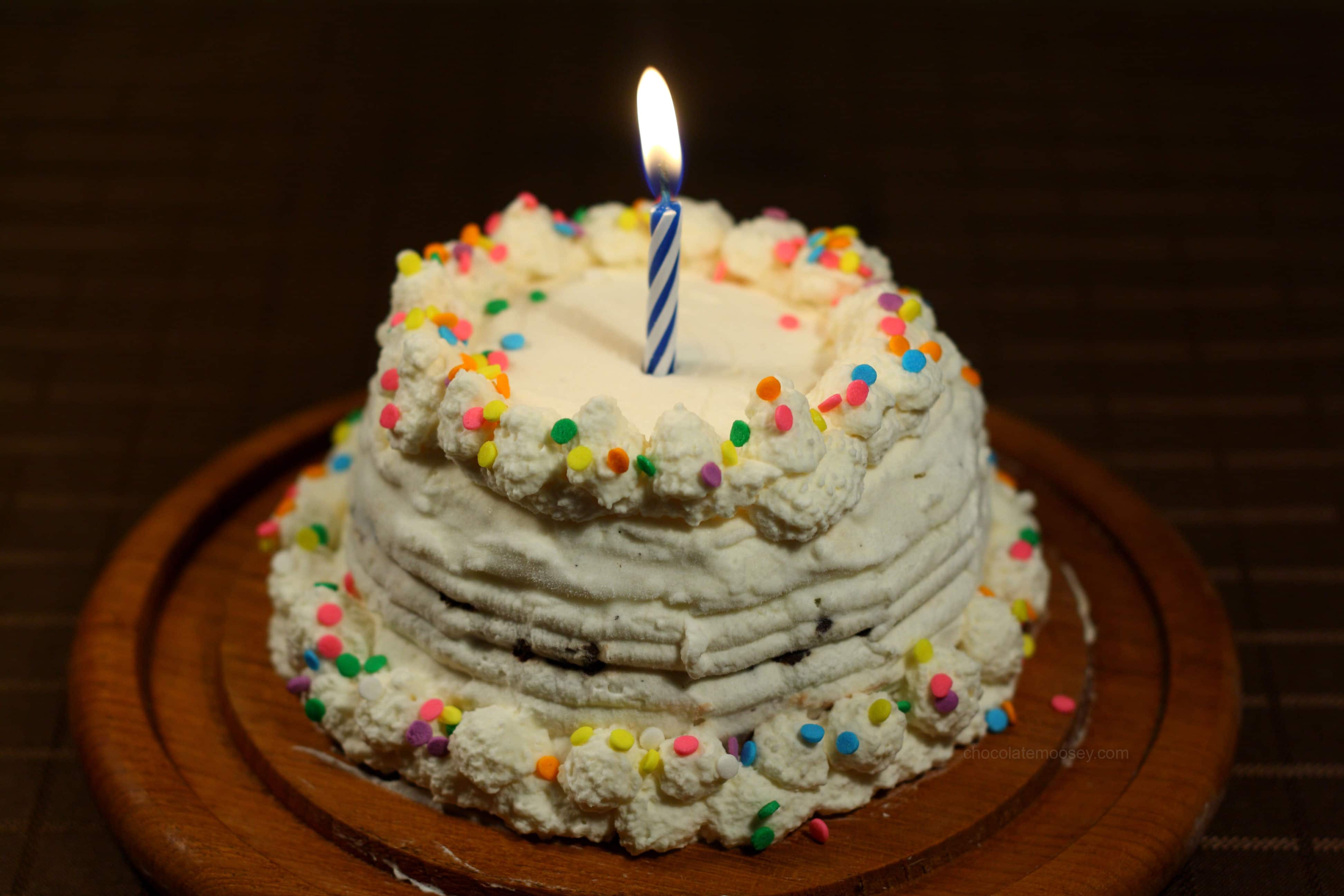 Chocolate Chip Cookie Dough Ice Cream Cake