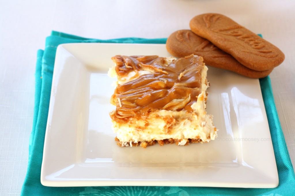 No-Bake Egg-Free Biscoff Swirl Cheesecake