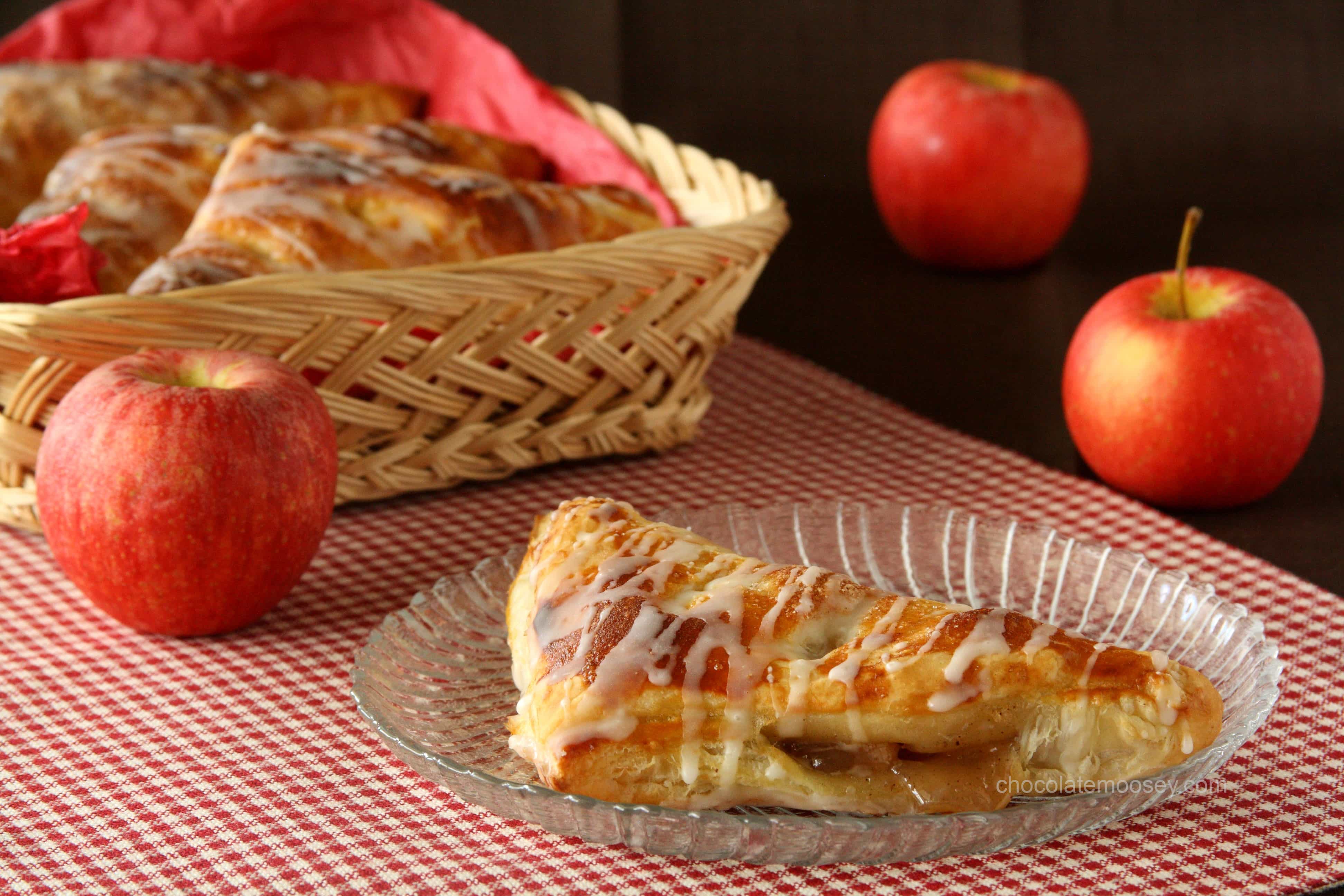 Apple Turnovers on a plate
