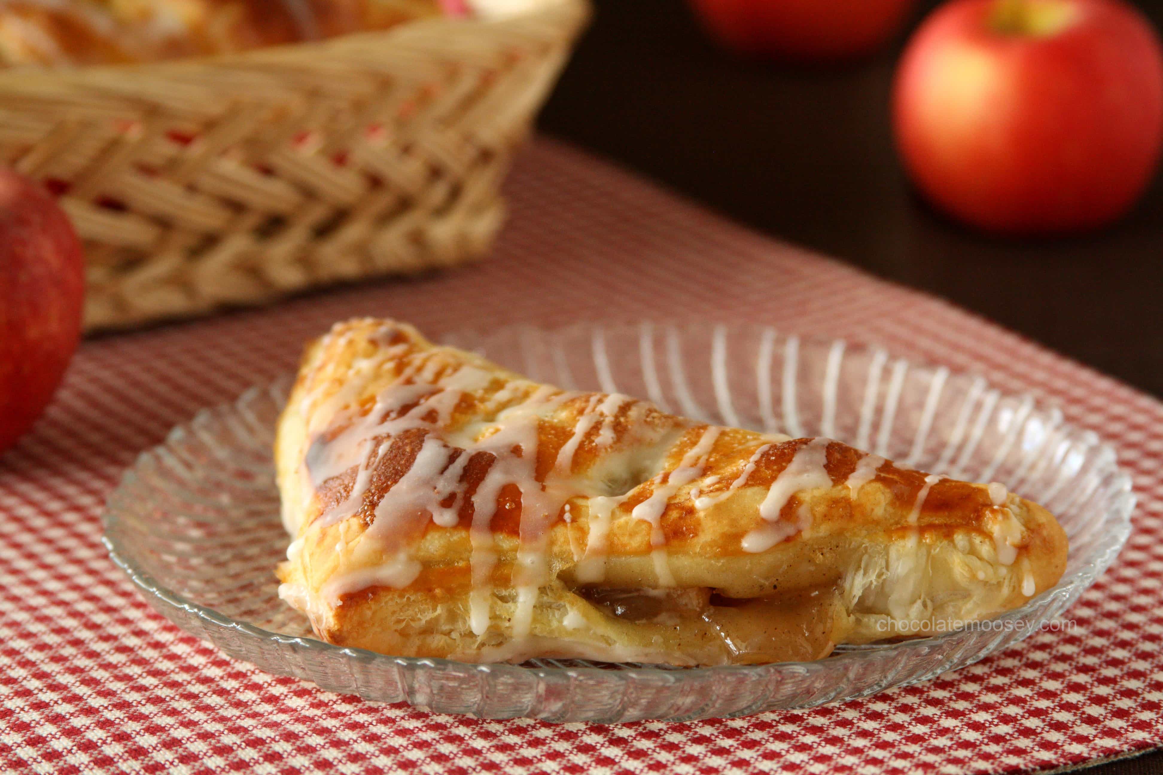 Close up of Apple Turnovers