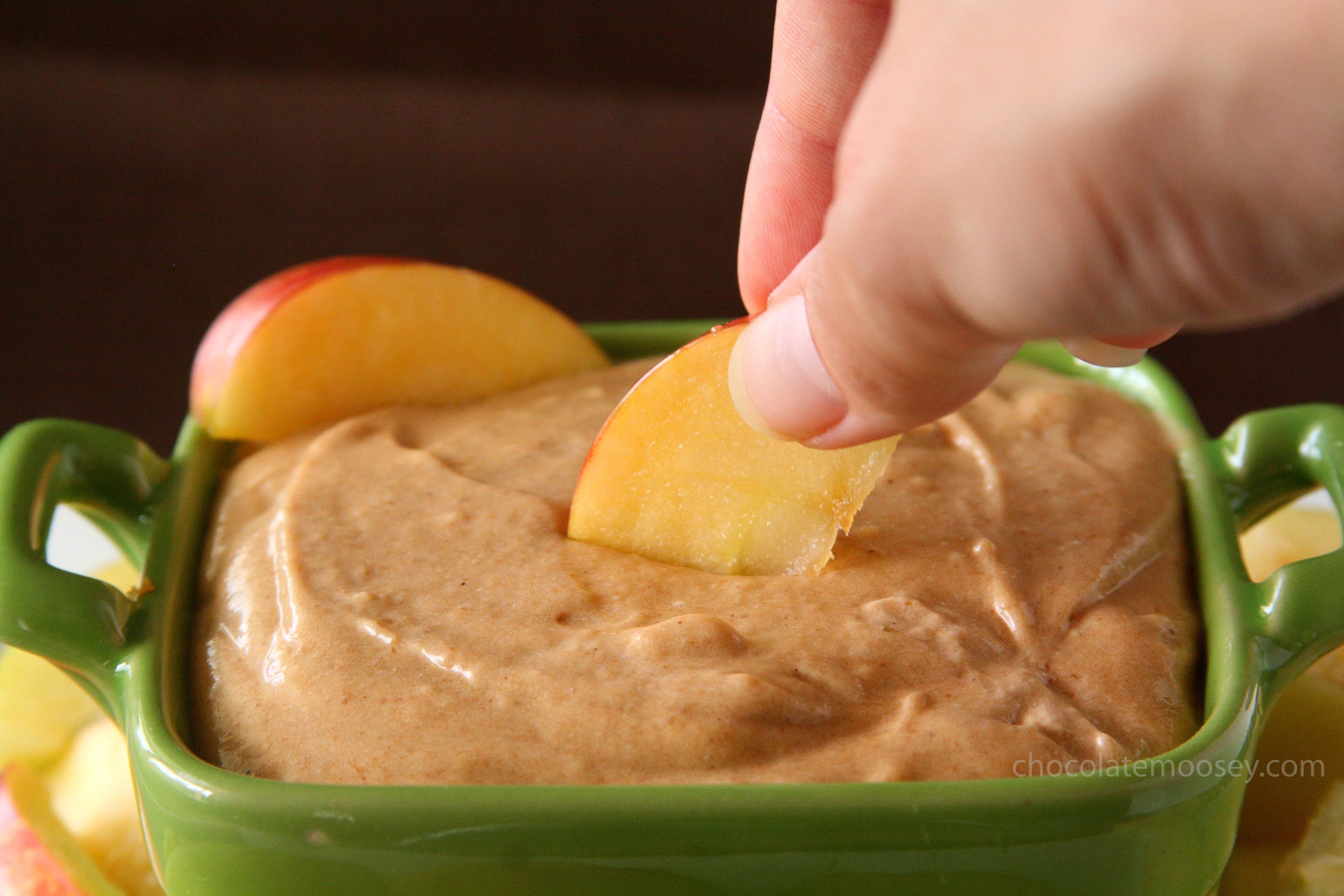 Caramel Apple Butter Cheesecake Dip from