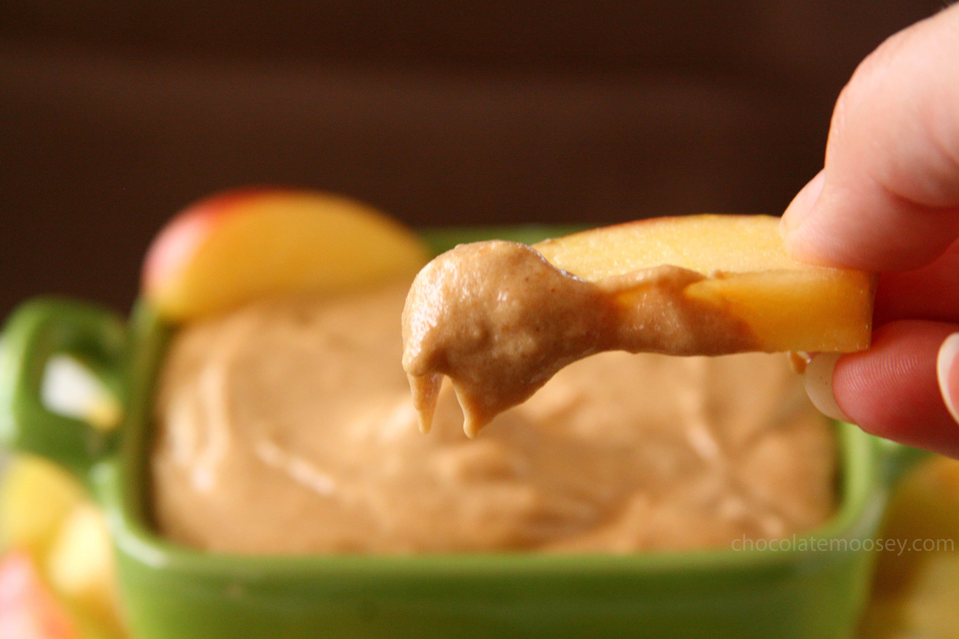 Caramel Apple Butter Cheesecake Dip from