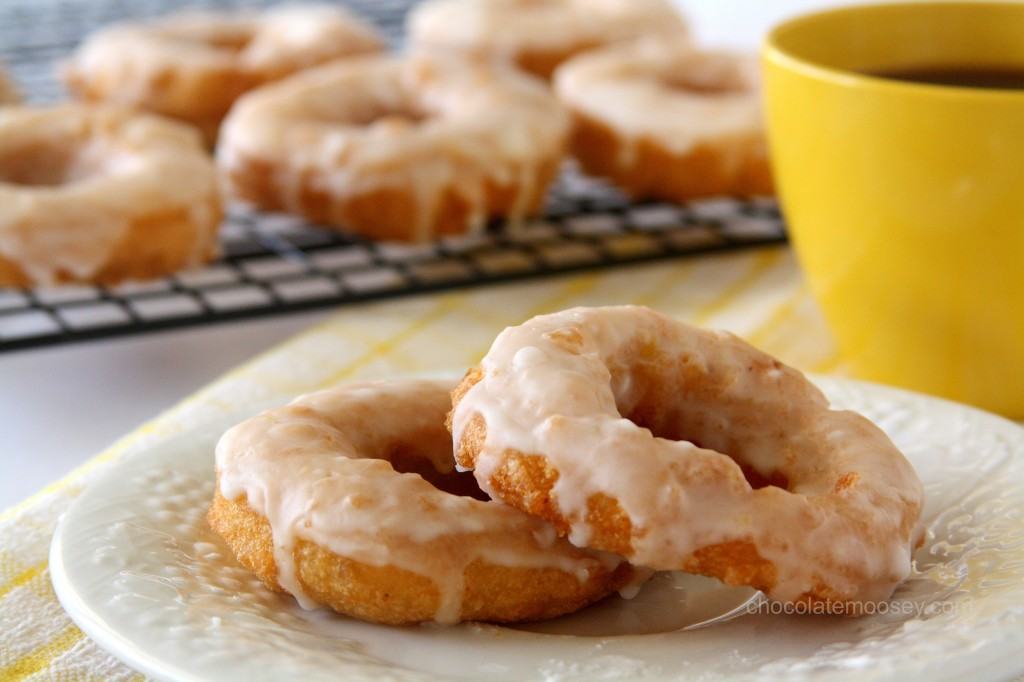 Double Lemon Glazed Doughnuts