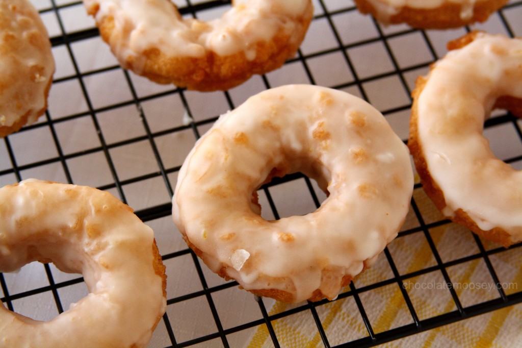 Double Lemon Glazed Doughnuts