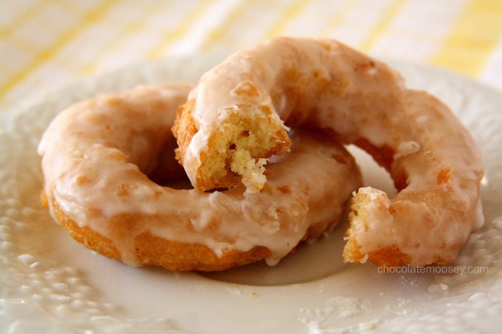 Double Lemon Glazed Doughnuts