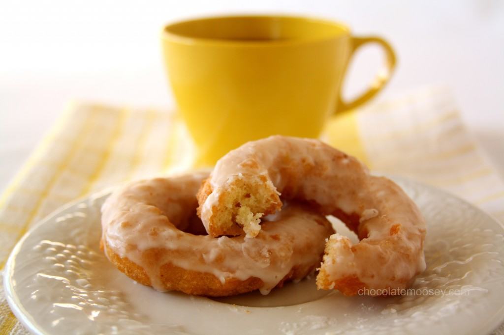 Double Lemon Glazed Doughnuts