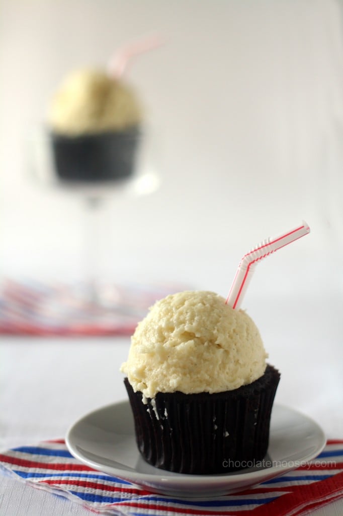 Root Beer Float Cupcakes