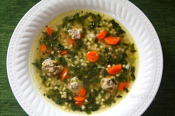 easy Italian Wedding Soup recipe