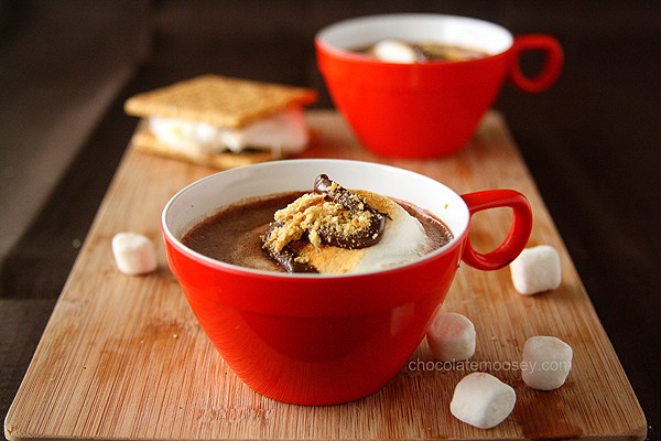 Smores Hot Cocoa | www.chocolatemoosey.com