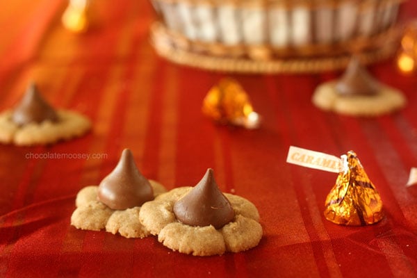 Caramel Kiss Cinnamon Spritz Cookies