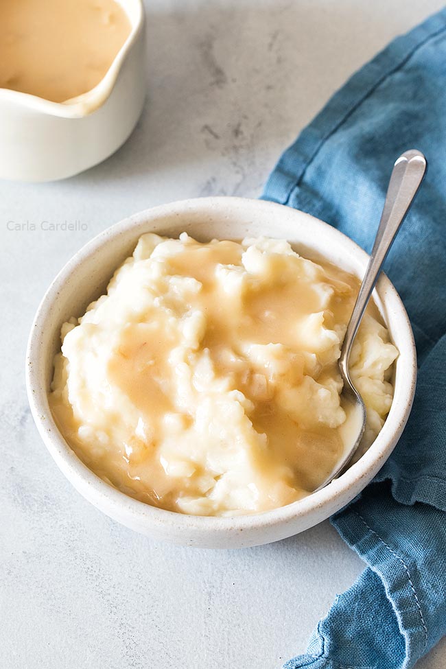 Gravy With Mashed Potatoes