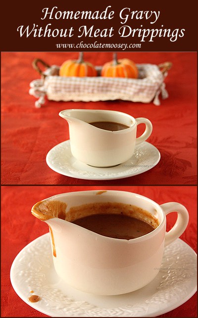 Homemade Gravy In Gravy Boat Photo Collage