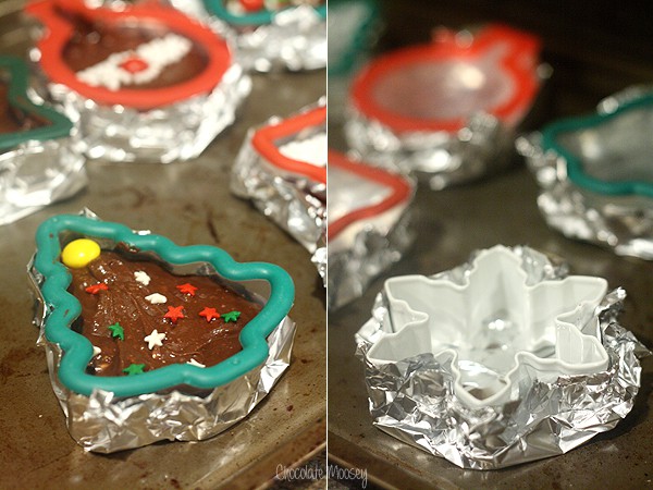 Making Cookie Cutter Fudge For Christmas