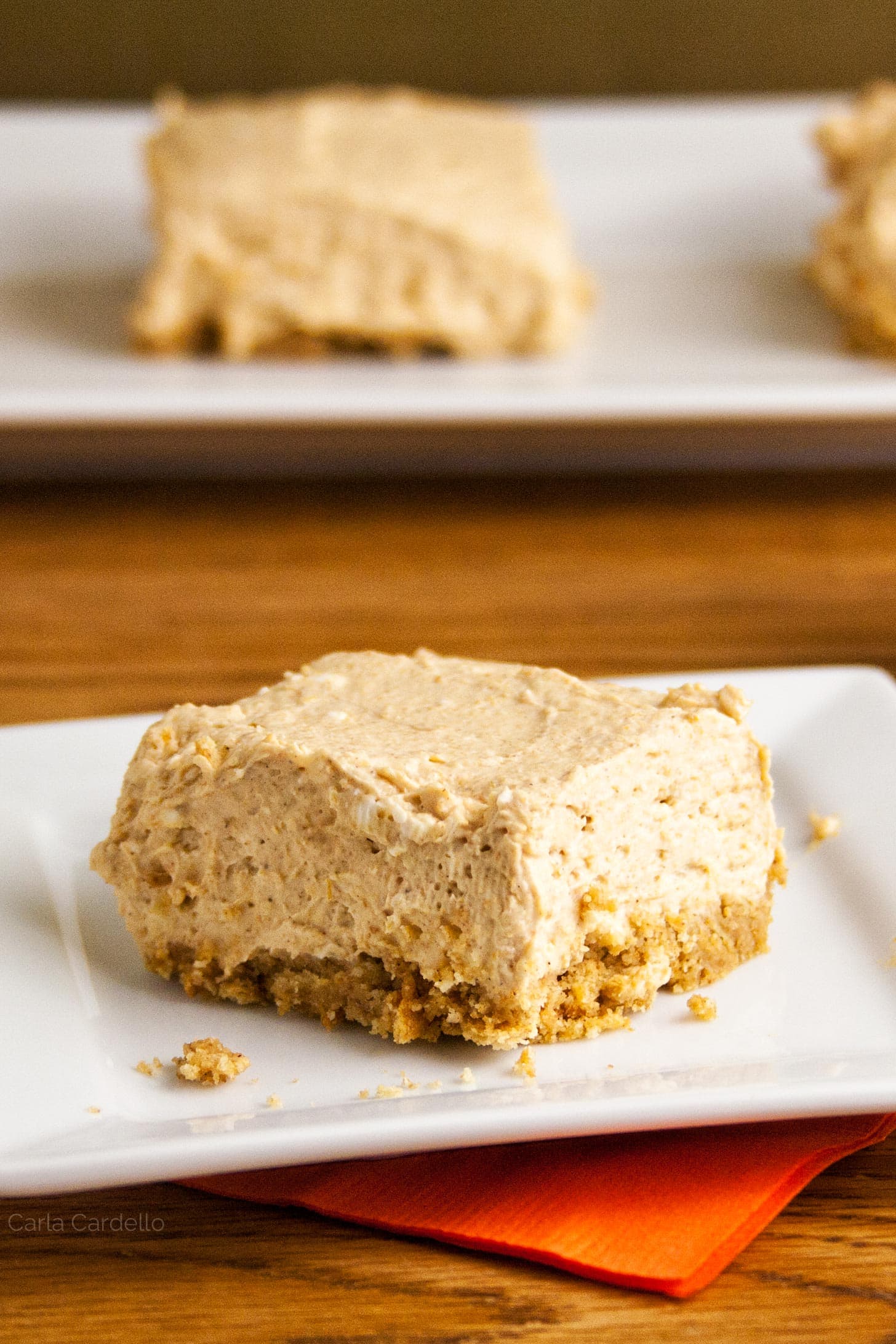 Pumpkin Cream Cheese Bar without anything on top
