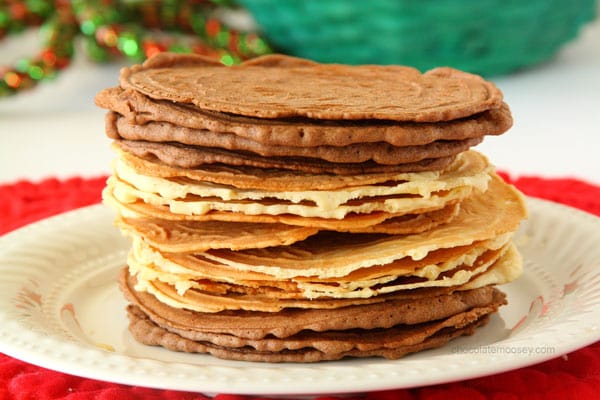 Pizzelles (Italian Wafer Cookies) from www.chocolatemoosey.com Pizzelles (Italian Wafer Cookies)