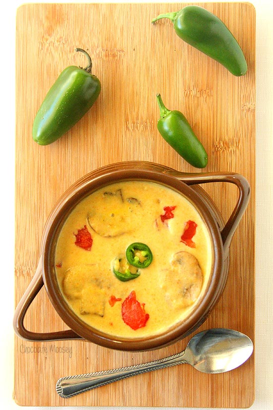 Roasted Jalapeno Soup kicks dinner up a notch