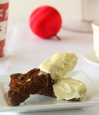 White Chocolate Gingerbread Biscotti