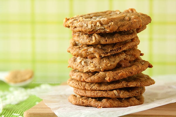 Brown Sugar Cinnamon Coconut Cookies