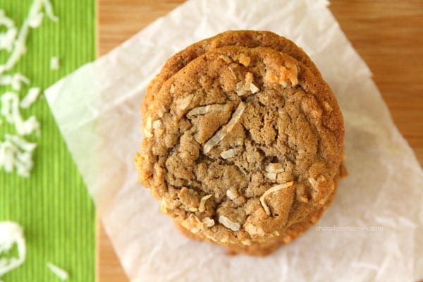 Brown Sugar Cinnamon Coconut Cookies