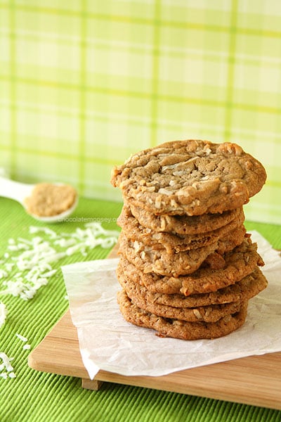 Brown Sugar Cinnamon Coconut Cookies