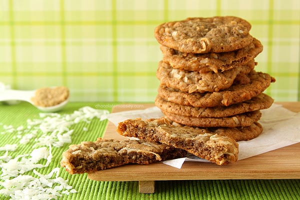 Brown Sugar Cinnamon Coconut Cookies