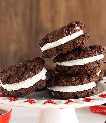 Mexican Hot Cocoa Sandwich Cookies