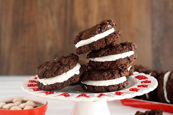 Mexican Hot Cocoa Sandwich Cookies