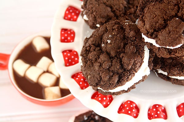 Mexican Hot Cocoa Sandwich Cookies