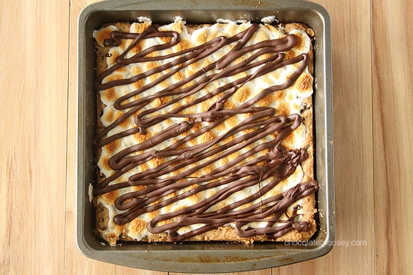 Smores Chocolate Chip Cookie Bars