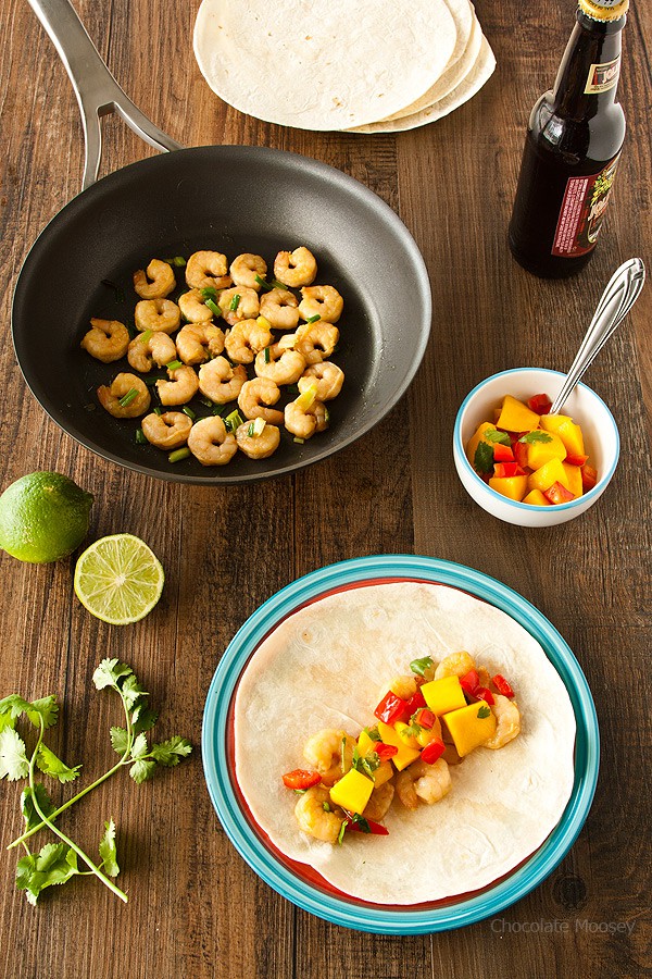 Make it an easy and healthy taco night with Asian Shrimp Tacos with Mango Salsa. Dinner is ready in under 60 minutes.